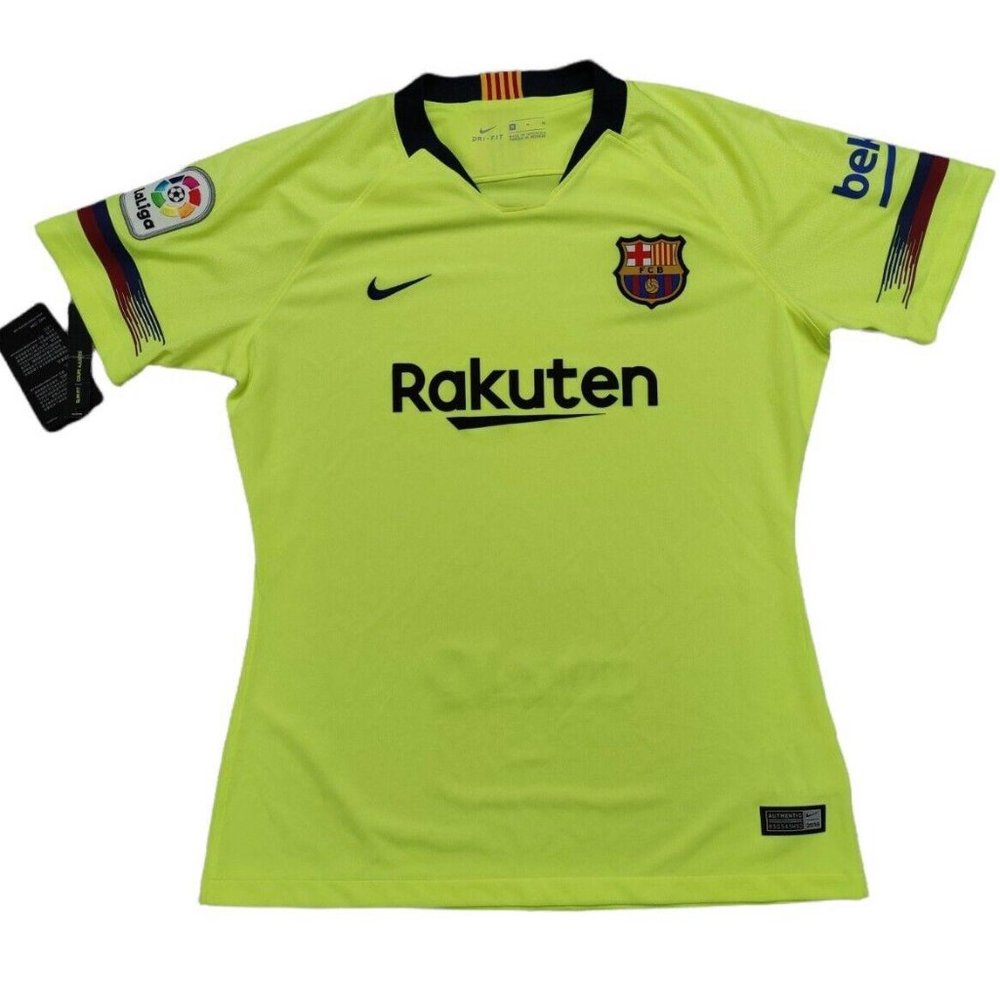 Nike Women's Barcelona FC 2018 Away Jersey Rakuten Unicef